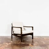 Customizable Restored Mid Century Armchair By Zenon Bączyk, 1960's