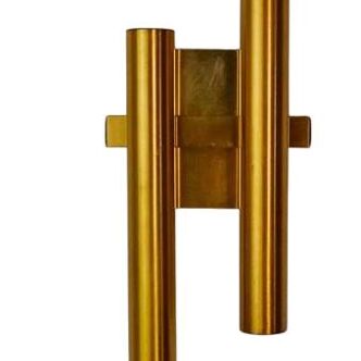 Tubular wall lamp by Maison Sciolari, 2 lights, Italy, 1970