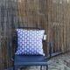 Topkapi blan /purple cushion cover - 50 x 50