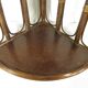 Rattan corner wall shelf