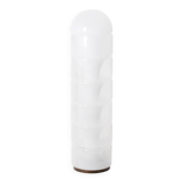 Carlo Nason. "Column" floor lamp in opalescent glass. 1970s/80s.
