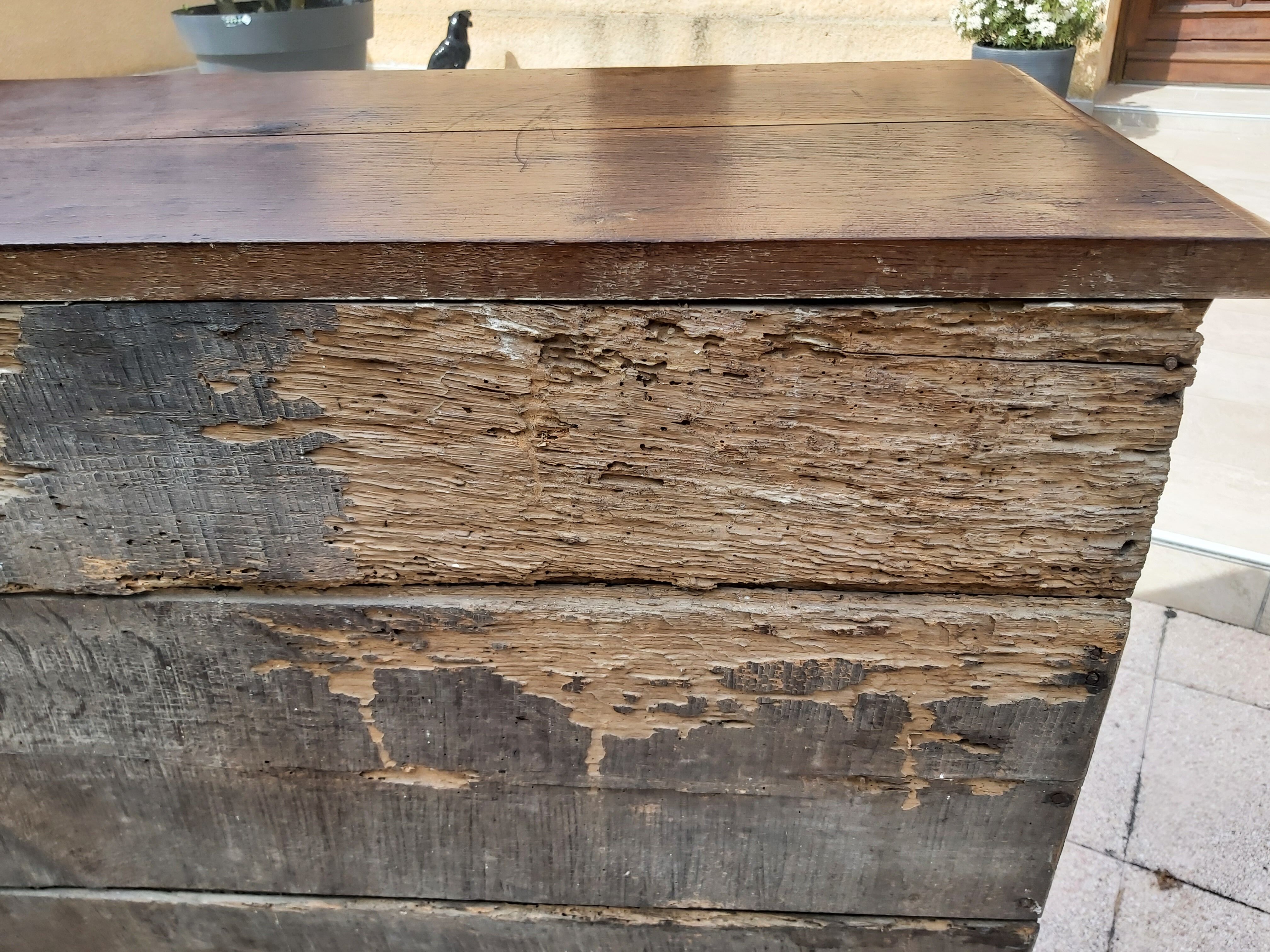Eighteenth century oak buffet