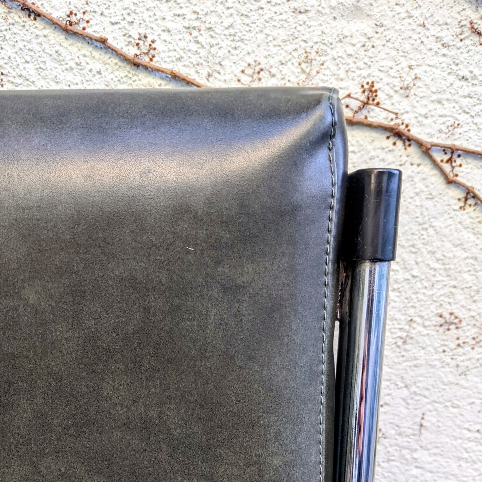 Swivel office chair on wheels 70s