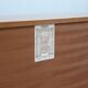 Vintage 1970s Italian solid maxxello walnut sideboard Scarpa, Michelucci st