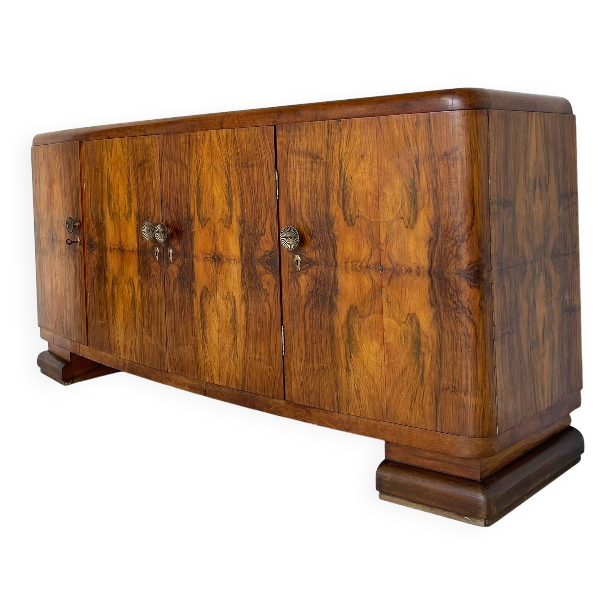 Impressionnant buffet Art déco italien des années 1920/1930