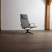 Early edition Eames EA124 Aluminium Group lounge chair by Herman Miller, 1970s