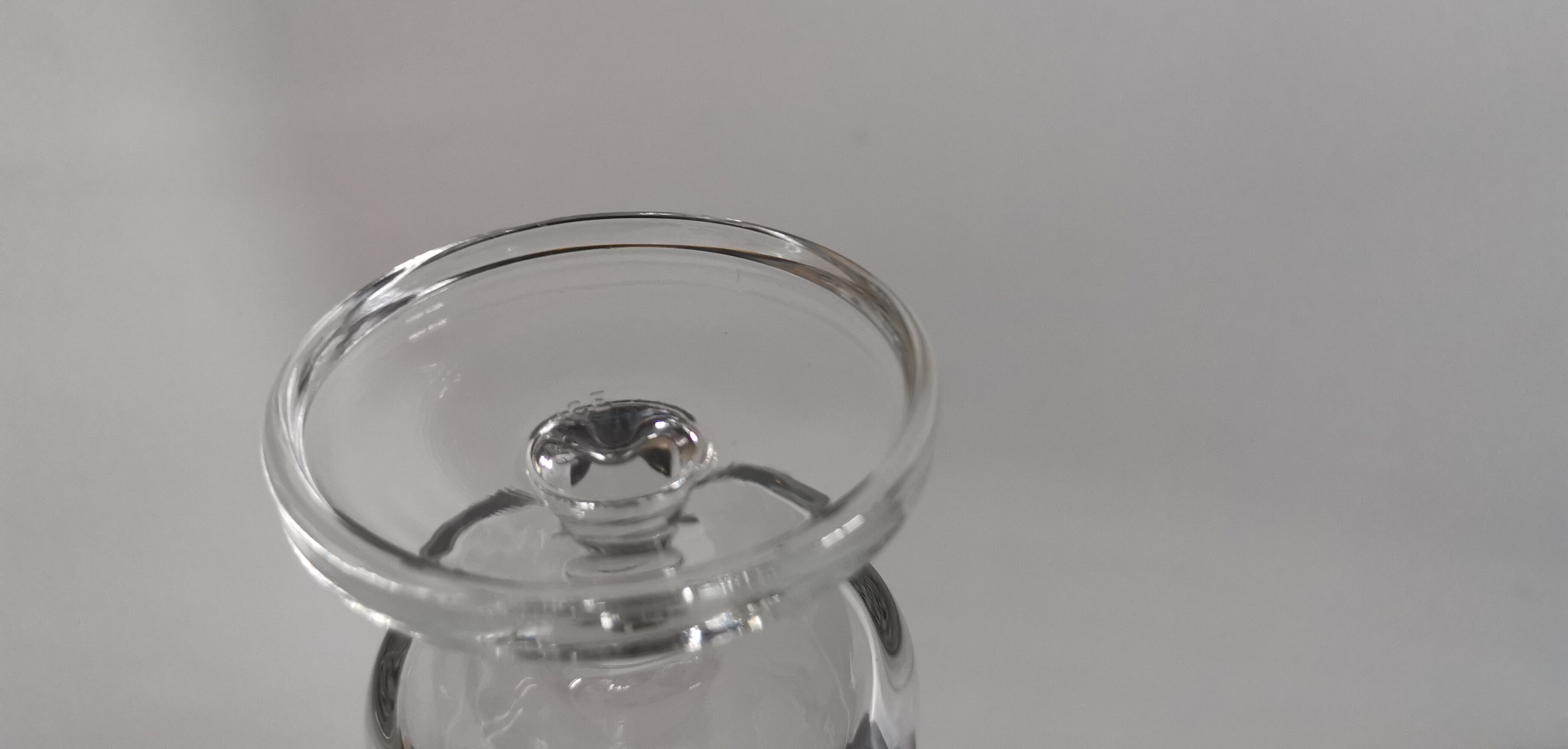 Set of 6 vintage transparent Luminarc cavalier wine glasses