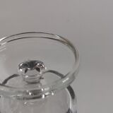 Set of 6 vintage transparent Luminarc cavalier wine glasses
