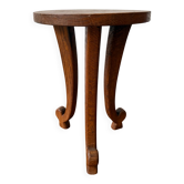 Guéridon / tabouret vintage en bois
