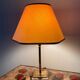 Vintage lucite and brass lamp from the 70s