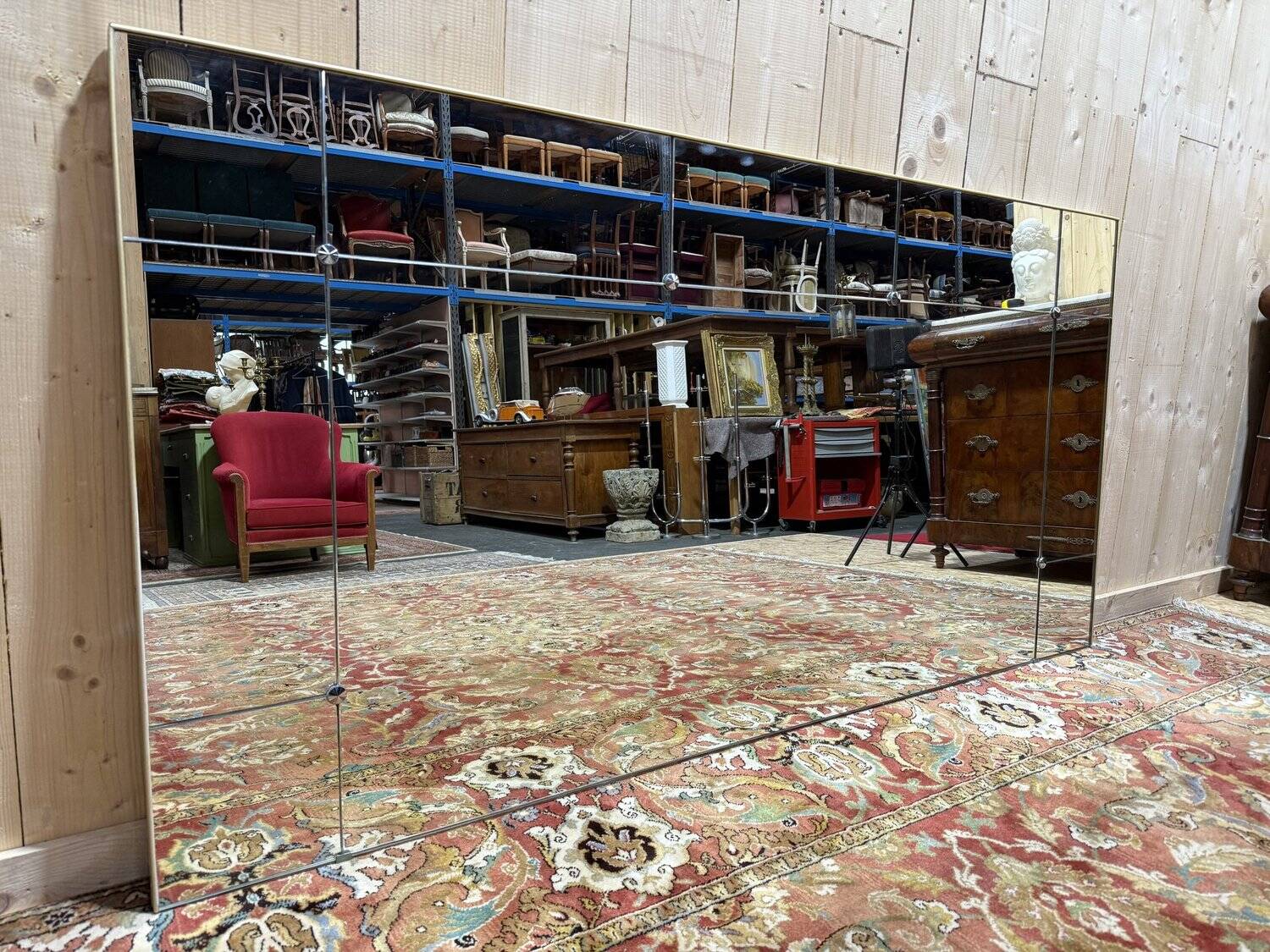 Brewery mirror - glass bistro 1970