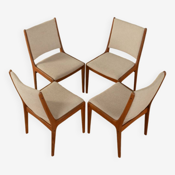 1960s dining chairs, Johannes Andersen