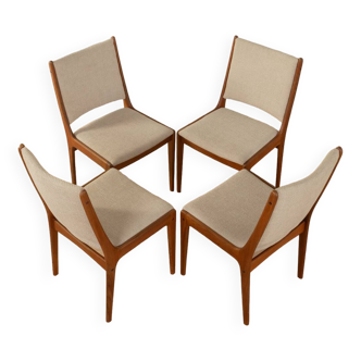 1960s dining chairs, Johannes Andersen