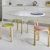 Magis round marble table