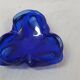 Murano ashtray royal blue glass paste