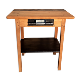 Table d'appoint billot desserte de cuisine