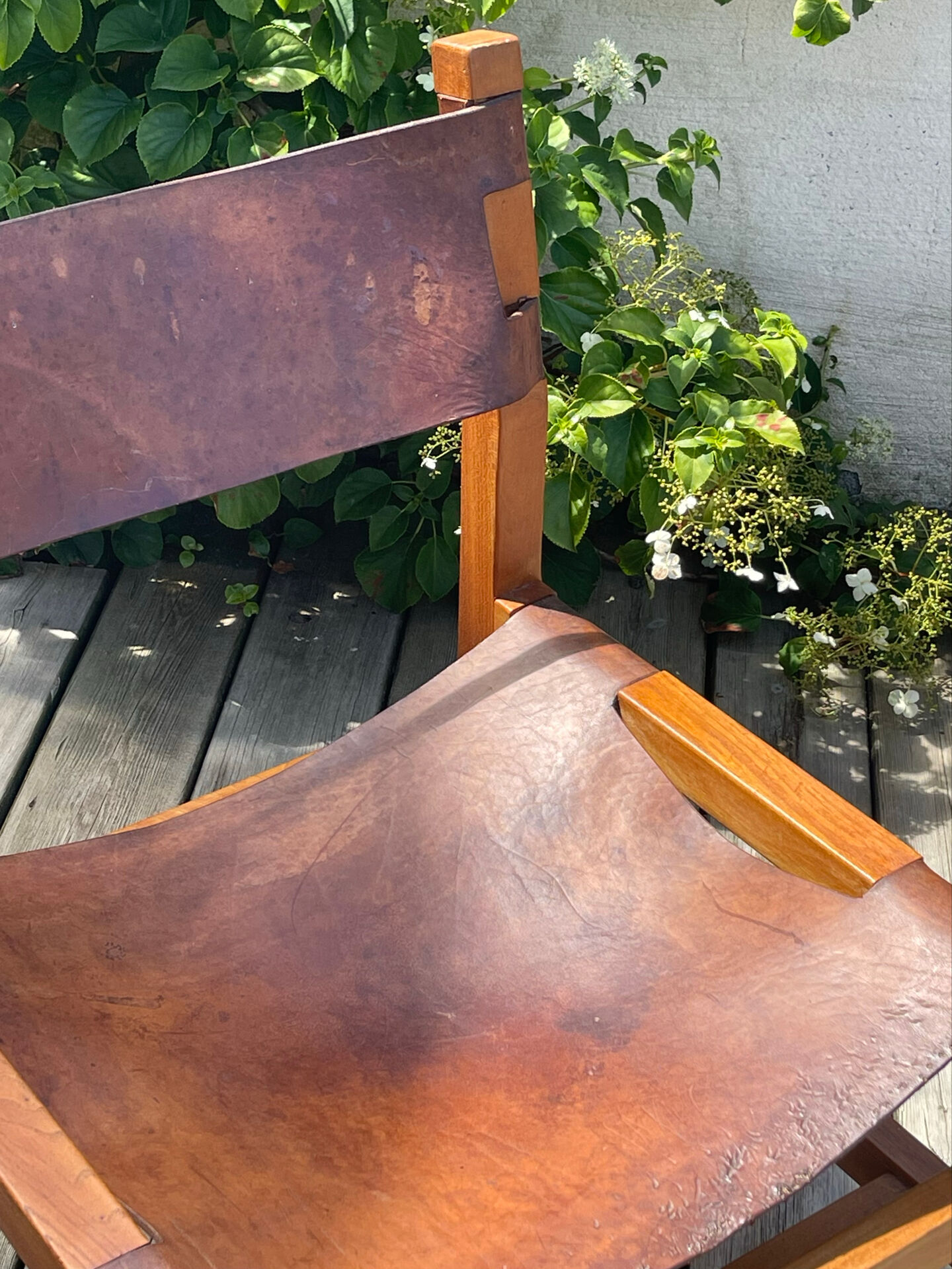 Fauteuil safari vintage 1970