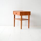 Table de chevet scandinave en teck, années 1950-60