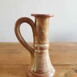 Vintage stoneware candle holder