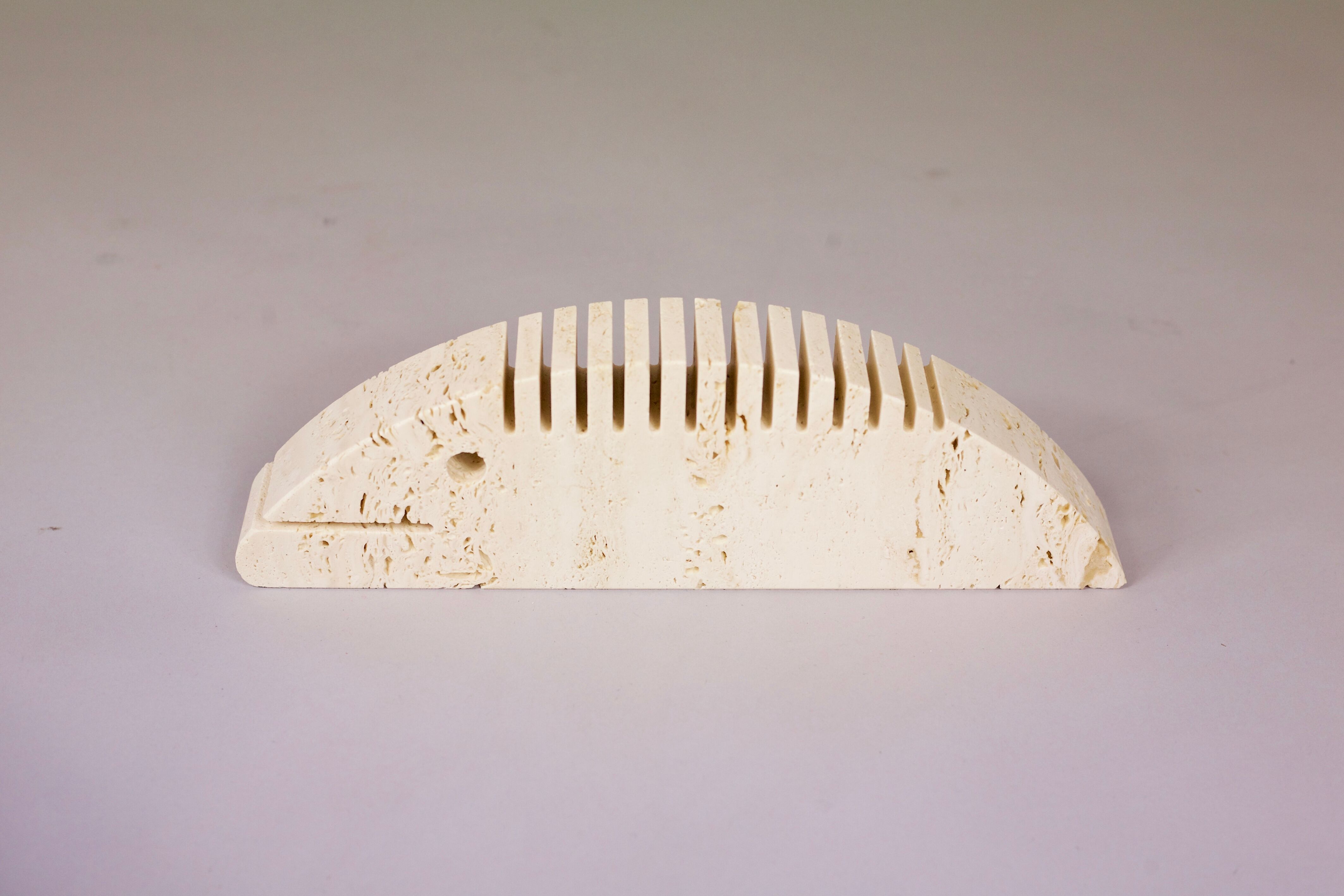 Fish of Fratelli Mannelli, travertine, Italy, circa 1970