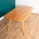 Retro Ercol Planktop Dining Table & Six Windsor Chairs