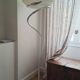 Alfea floor lamp by Enzo Ciampanili with Murano glass