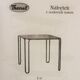 B10 functionalist/bauhaus thonet table, 1940s