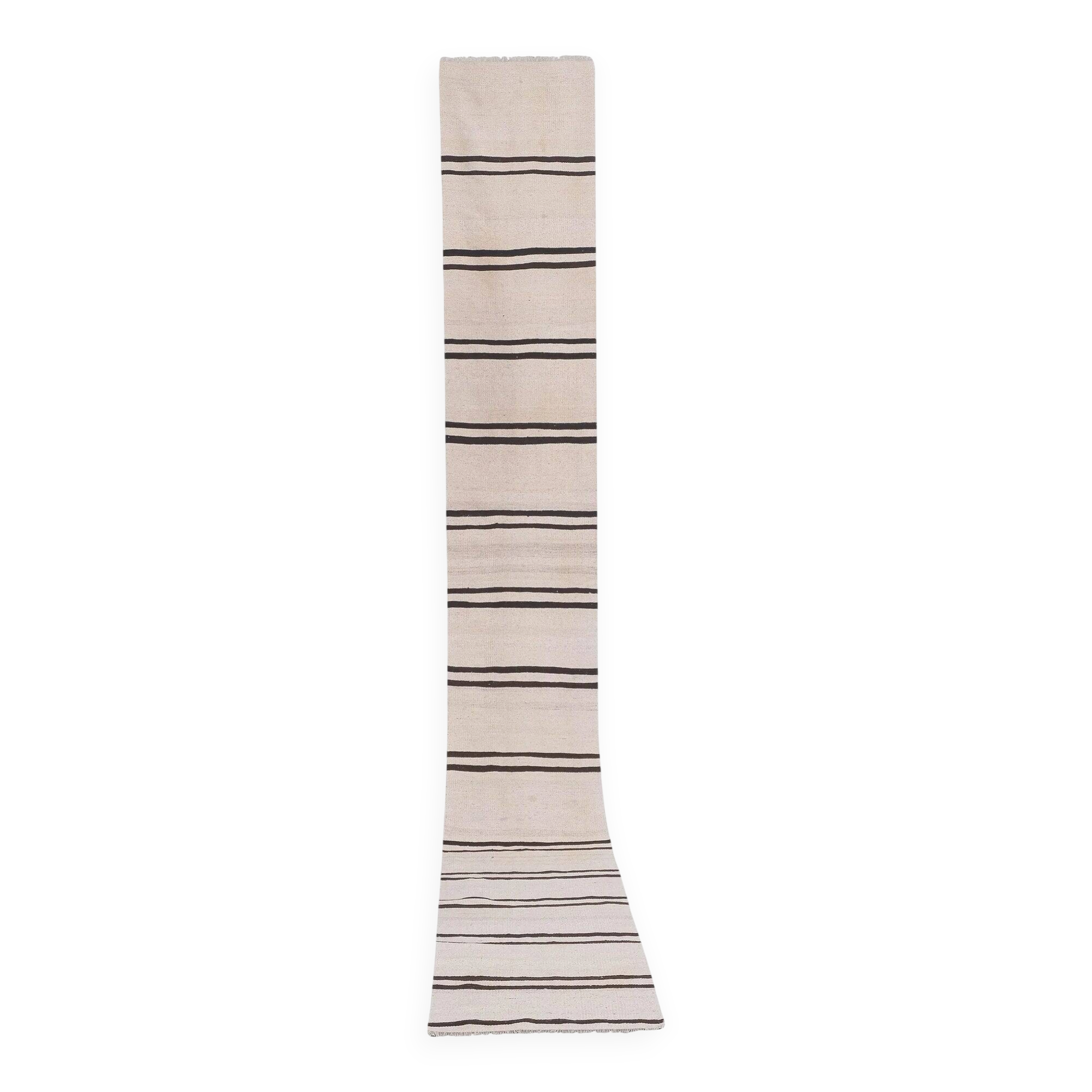 Tapis de couloir turc vintage 63x452 cm