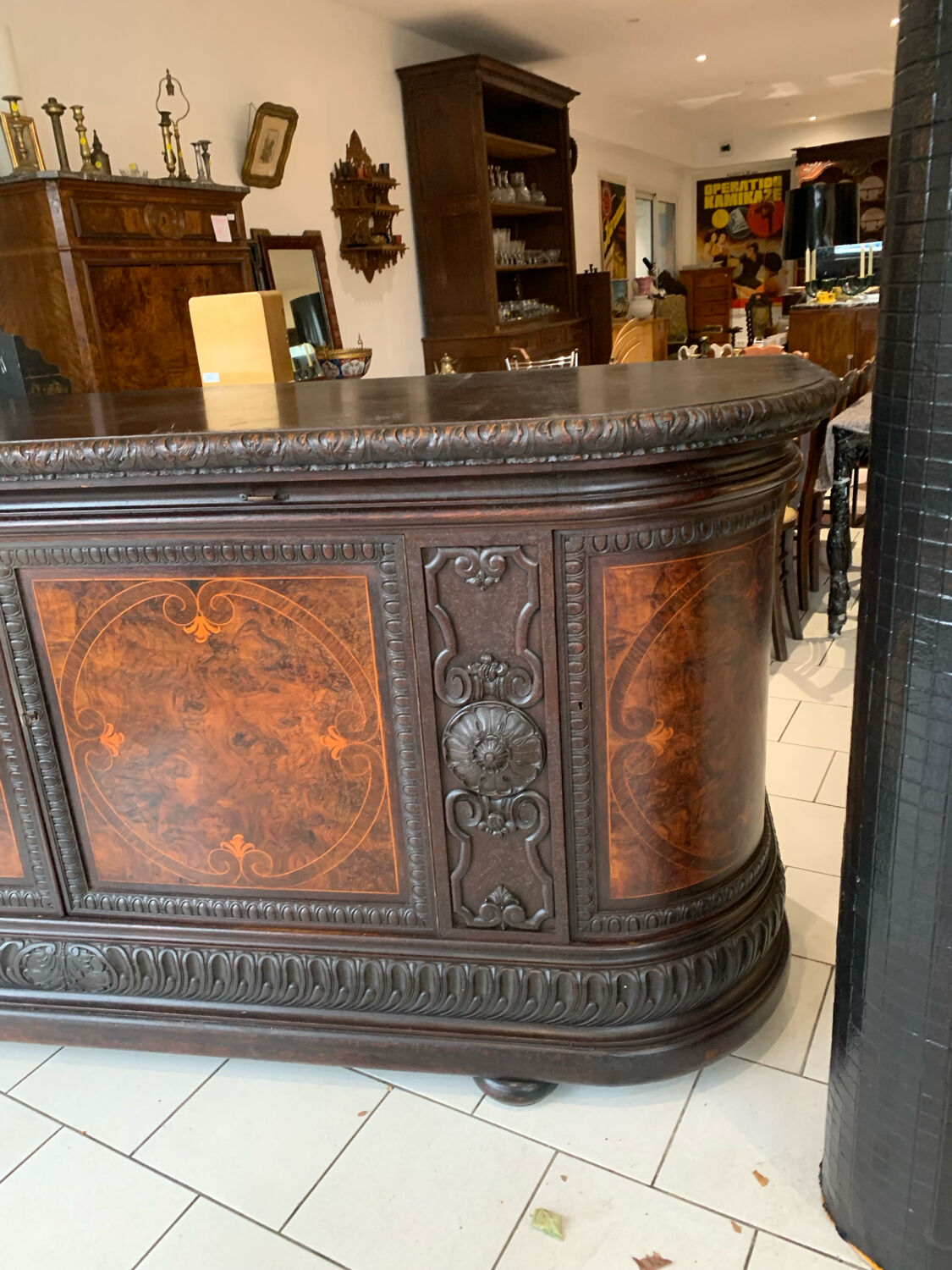 Antique Art Nouveau Furniture Germany Marquetry Circa 1900