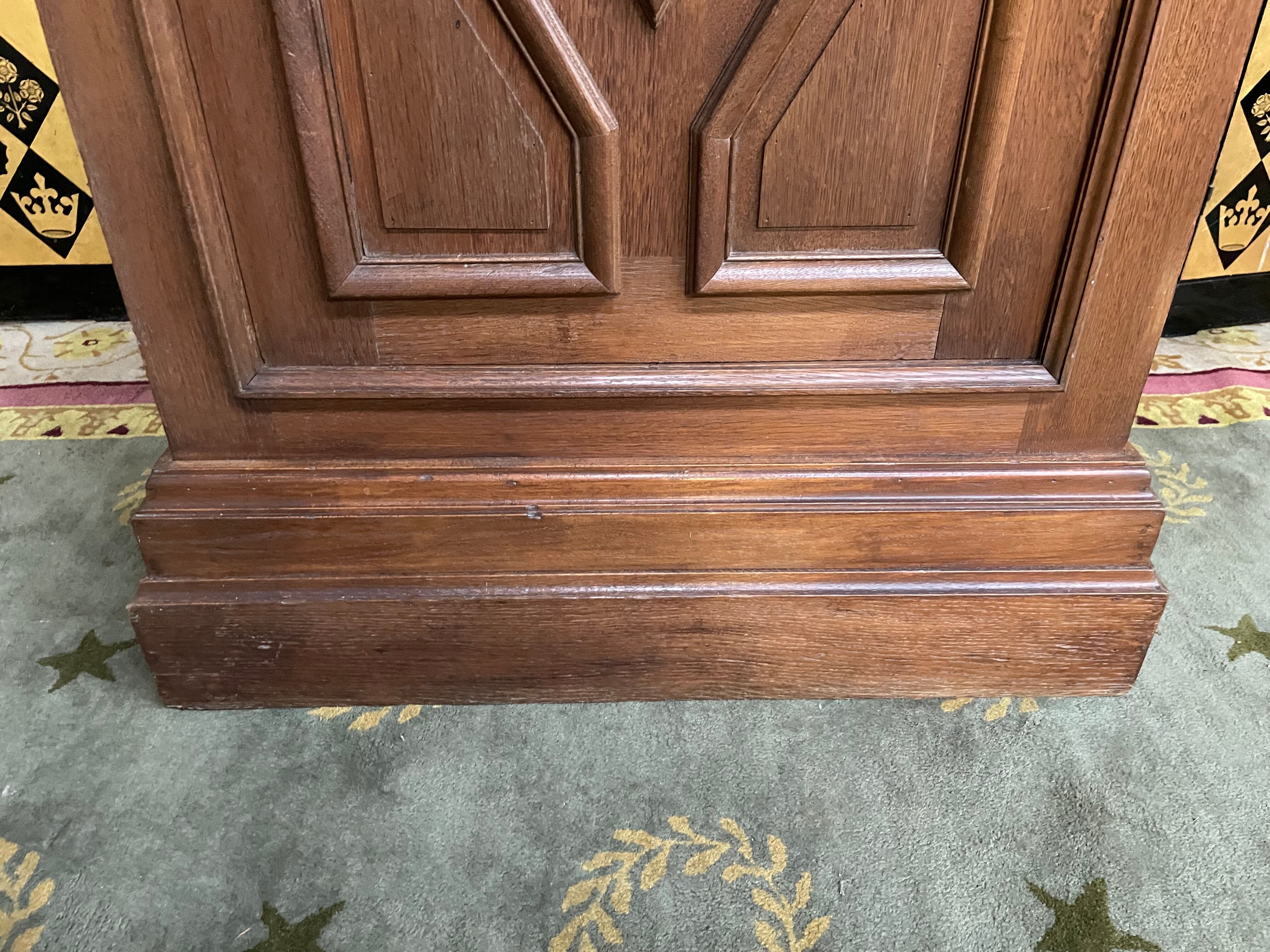 Solid oak bar chest cabinet