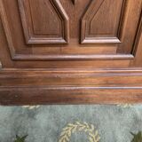 Solid oak bar chest cabinet