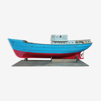 Model of a fishing boat