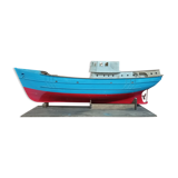 Model of a fishing boat