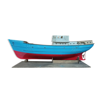 Model of a fishing boat