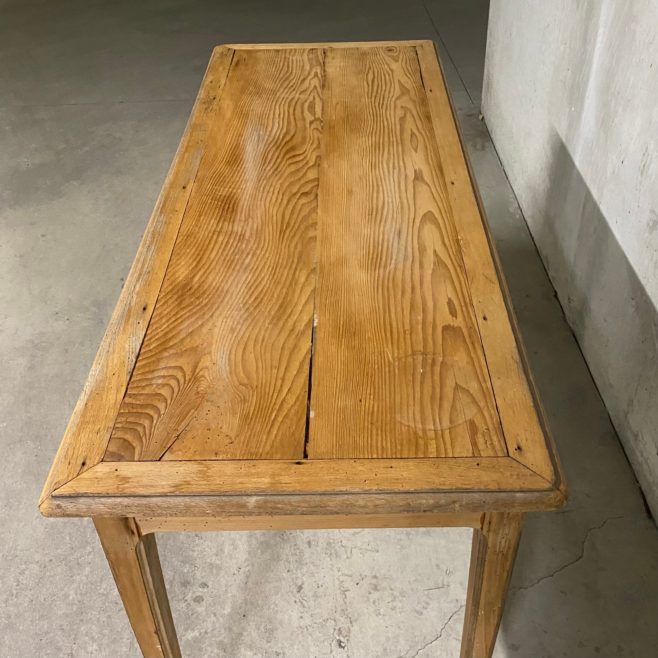 Light wood table