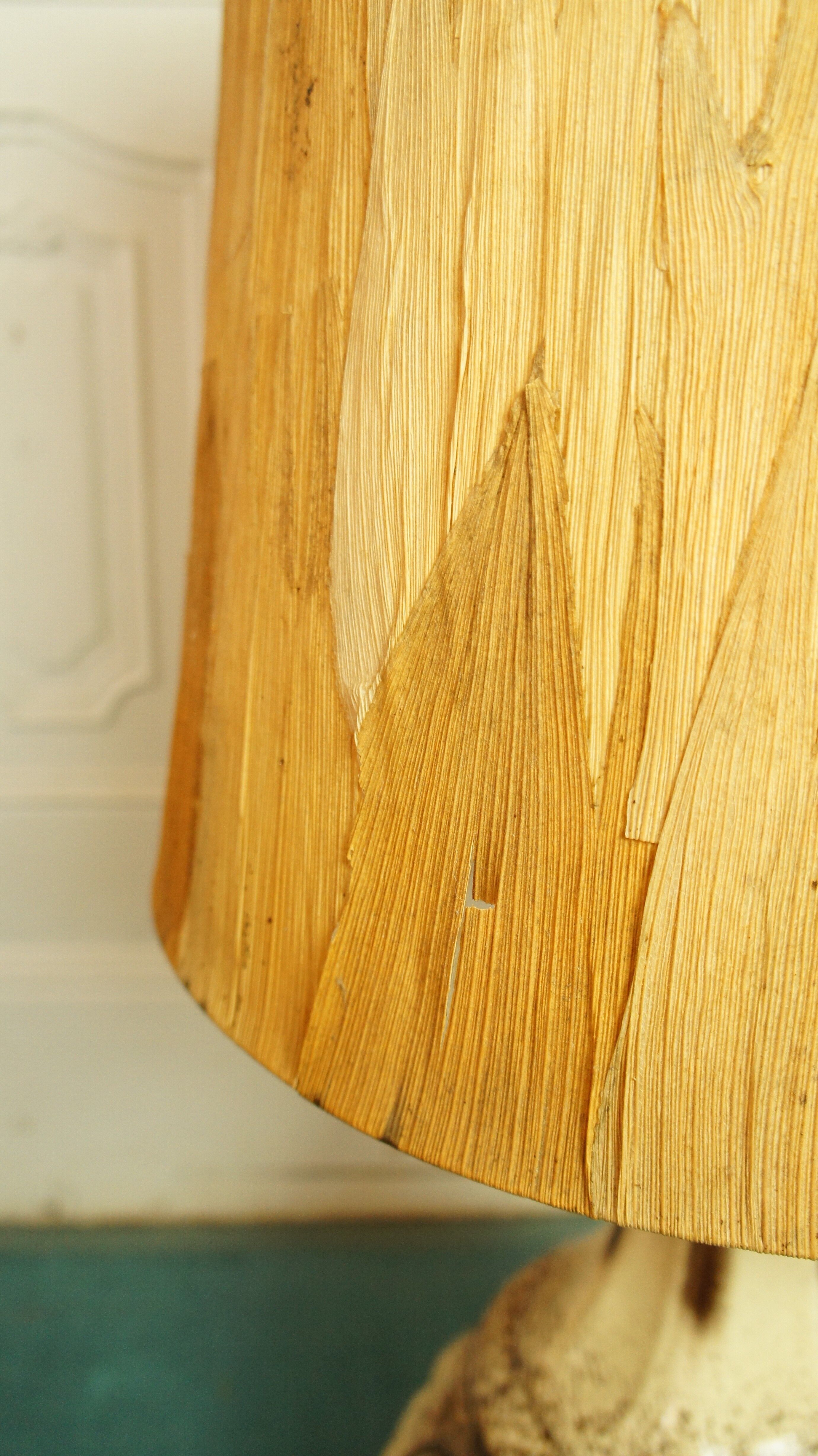 Ceramic space age floor lamp