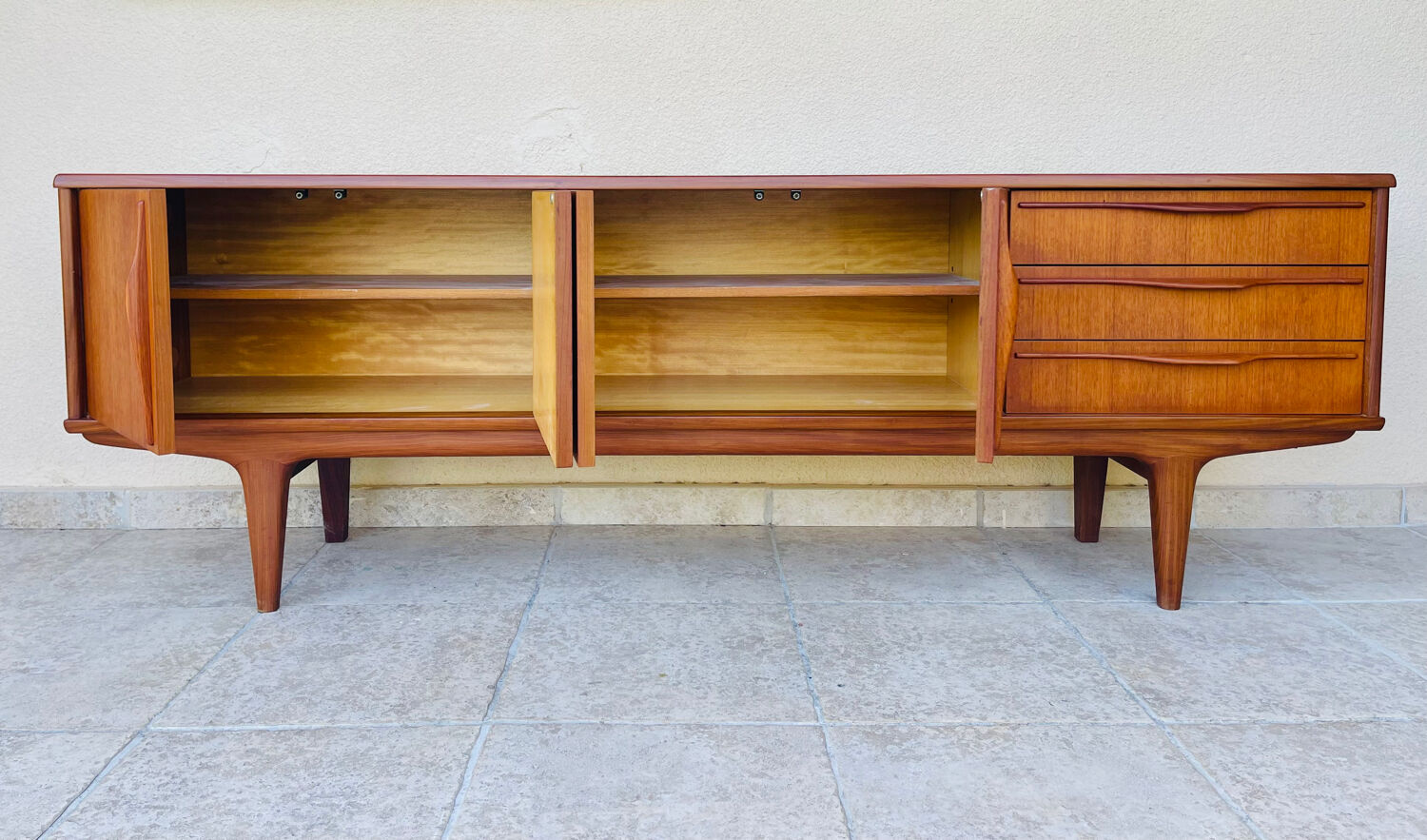 Scandinavian teak sideboard