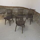 4 chaises Fanett SWR Ilmari Tapiovaara