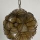 Suspension fleur Capiz « nacre », Allemagne 1960 par Rausch
