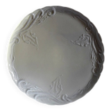 Vintage/antique large pie dish fine white Limoges porcelain.