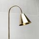 Mid-century brass floor lamp by Jacques Adnet for Valenti, Spain, 1960s.
