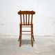 Chaise de bar vintage en bois par les éditions Luterma