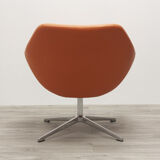 Allermuir open seat in orange leather