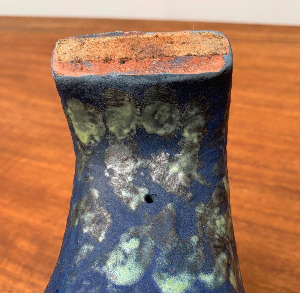 Ancient German sculpture Taurus in pottery by Otto Keramik.