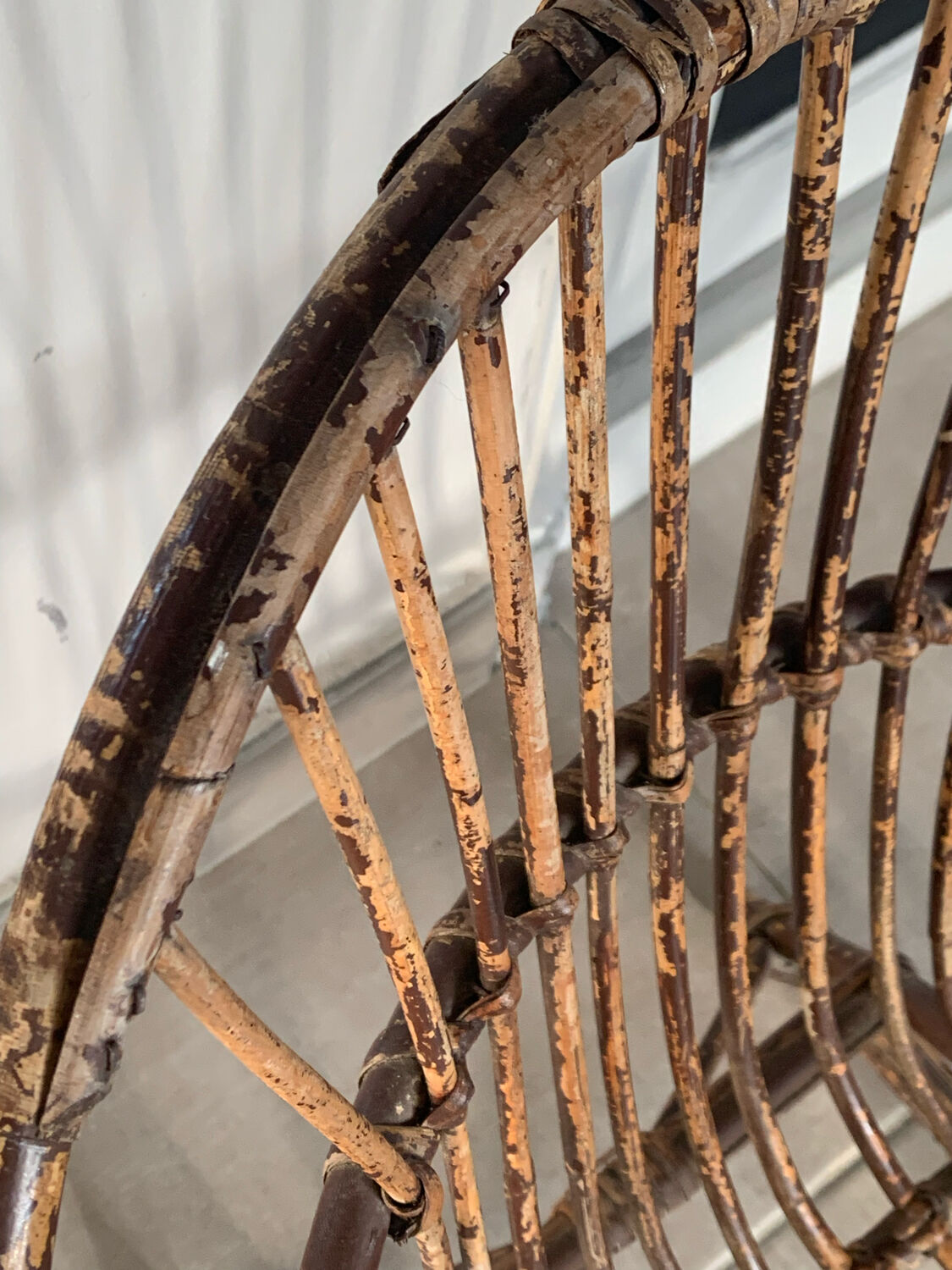 Rattan armchair for children