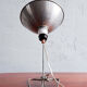 Industrial czechoslovak metal table lamp, 1960s