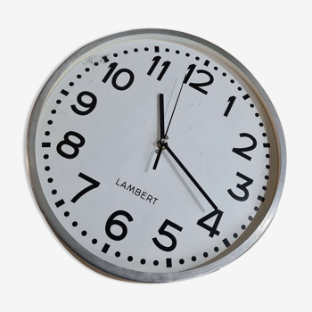 Horloge d'atelier Lambert vintage années 80