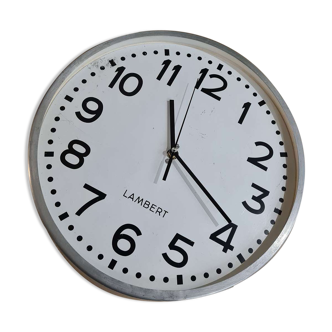 Horloge d'atelier Lambert vintage années 80