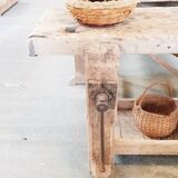 Etabli ancien de menuiserie