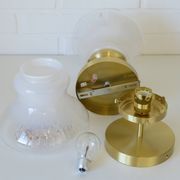 Set of 4 Vintage Sconces Flush Mount Mazzega Murano Glass Ceiling Lights